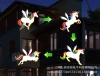 Anime cartoon film card insert animation flashlight, European and American Christmas Halloween toy light, LED flashlight Specification image